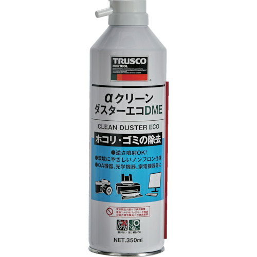 ALP-CD350DME TRUSCO αクリーンダスターエコ DME350ML(ノンフロン・逆さ噴射可)【発注単位:1】