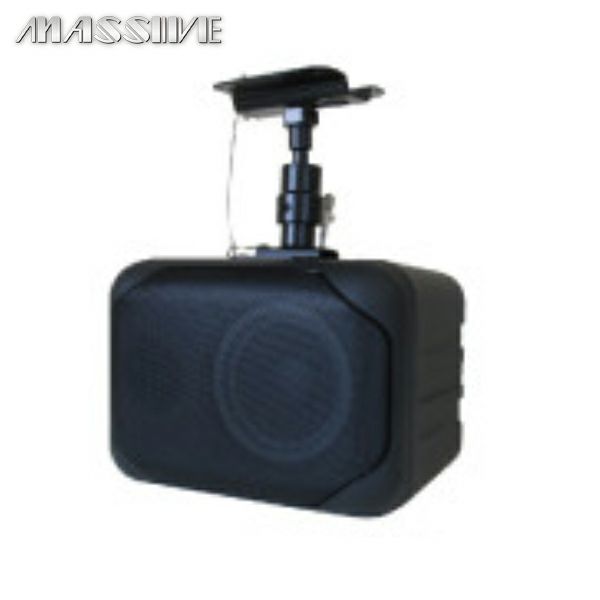 【中止品】AV-635IILB ブラック オースミ電機 MASSIVE 100mmフルレンジBOXスピーカ AV-635ⅡLシリーズ ロー・インピーダンス専用 天吊りハンガー【SH-2000 II (B/W)】をセット 1アンプにつき2台までの接続 AV-635ⅡLB