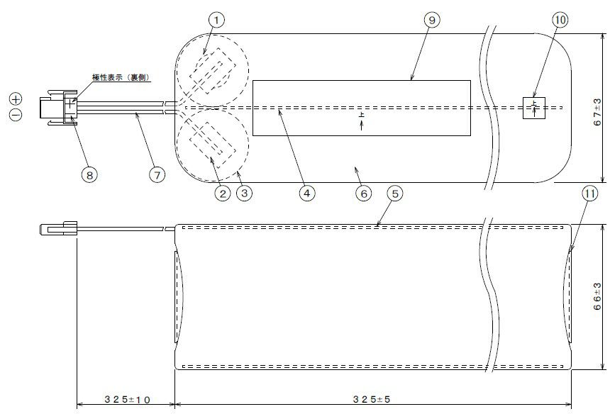 BV98104011相当品 新品 パナソニック製自動火災報知設備用予備電源相当品 DC24V3500mAh 統一コネクタ 日本消防検定協会NS鑑定品 BV9810401相当品