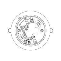 BVK4037 パナソニック製 感知器ベース 確認灯付速結式感知器ベース埋込型(3線式)(コネクタなし)