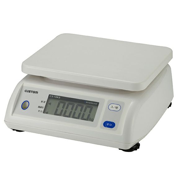 【価格確認中】CS-2000S カスタム 防滴（IPX2準拠）のデジタルはかり 秤量2000g
