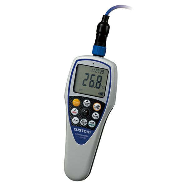 【価格確認中】CT-5200WP カスタム 水周りで安心のIP67準拠のK熱電対タイプ温度計