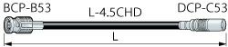 【販売休止中】D4.5HDC05E-D カナレ DINケーブル