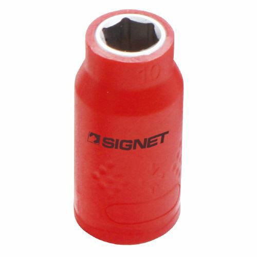 E41610 3/8DR 絶縁ソケット 6角 10MM SIGNET(シグネット)