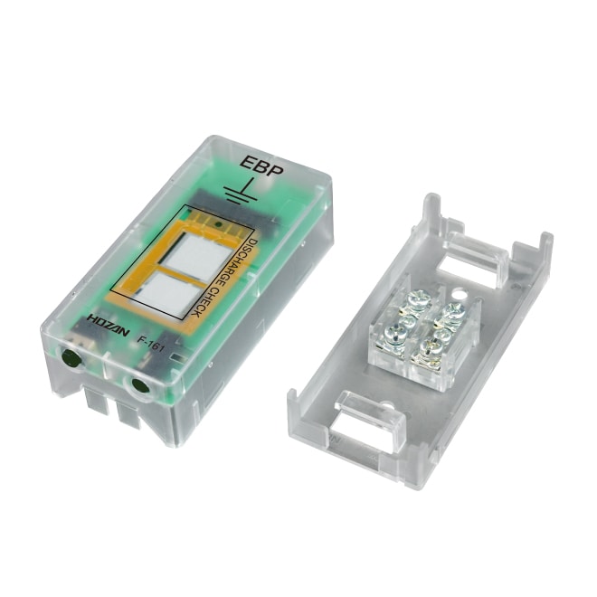 F-161 ホーザン 新品 アースターミナル(静電気通過表示機能付) HOZAN