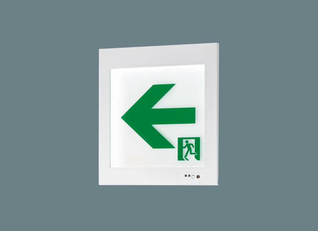 FA20307CLE1 壁埋込型 パナソニック LED 誘導灯 片面型 ・ 長時間定格型 ( 60分間 ) リモコン自己点検機能付 ・ 自己点検機能付 / B級 ・ BH形 ( 20A形 ) <パネル別売り 本体のみ>