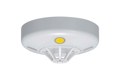 【中止品】FDLJ917-DW-G-65 能美防災 定温式スポット型熱感知器 露出型 遠隔試験機能付 防水型