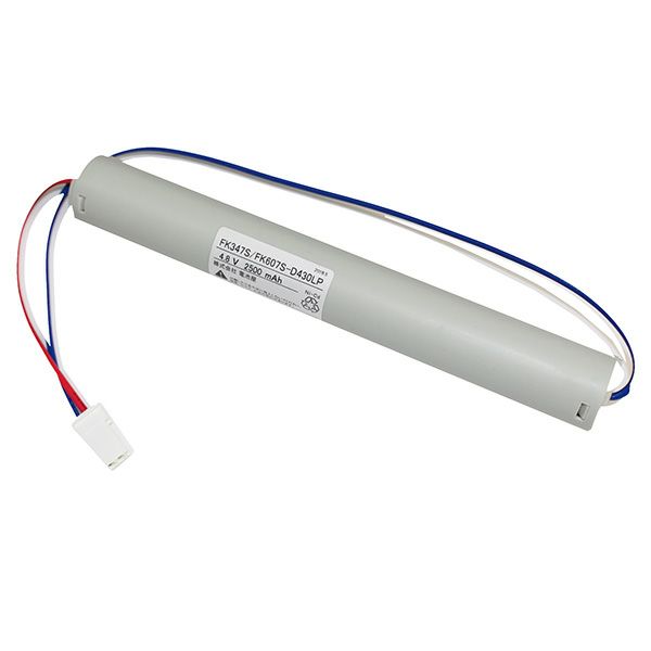 FK347相当品 電池屋製新品 パナソニック製非常灯用交換電池 4.8V2000mAh <FK848/FK653/FK607相当品(同等品)> 4.8V2000mAh<年度シール付き> コネクター付きそのまま取付できます。