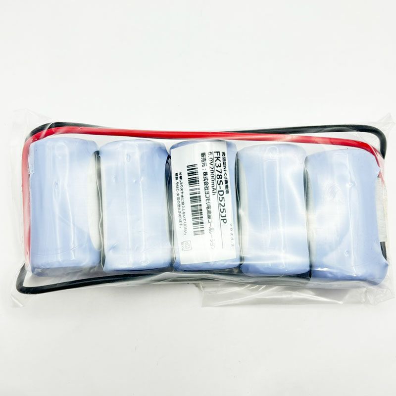 FK378相当品 FK174相当品 電池屋製 新品 パナソニック製非常灯用電池 6.0V2000mAh<年度シール付き> コネクター付き