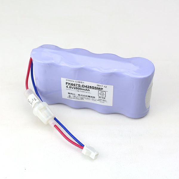 FK667相当品(同等品) 電池屋製 新品 交換電池 <FK841相当品(同等品)> 4.8V 2500mAh<年度シール付き> コネクター付きそのまま取付できます。