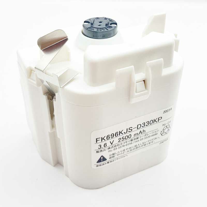 FK696KJ相当品 電池屋製 新品 パナソニック製非常灯用交換電池 ＜FK835K相当品(同等品)＞ 3.6V2500mAh＜年度シール付き＞ コネクター付きそのまま取付できます。