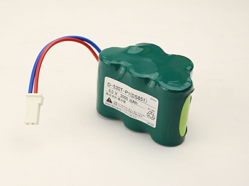 FK851相当品(同等品) 電池屋製 パナソニック製誘導灯器具・非常灯器具用交換電池 6V3000mAh<年度シール付き>