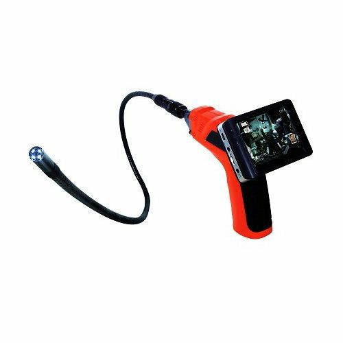 IES35-3 日動 工業用内視鏡 カラー液晶モニター付ファイバースコープ 録画機能付き 【今なら単三電池4本プレゼント!】