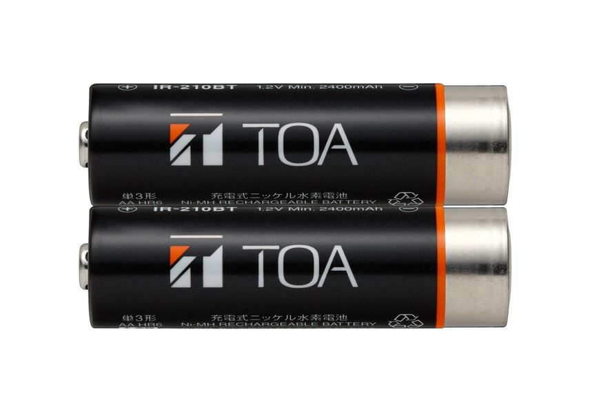 IR-210BT-2 ( IR-200BT-2 後継 ) TOA 赤外線マイク用充電電池 【送料全国一律275円】