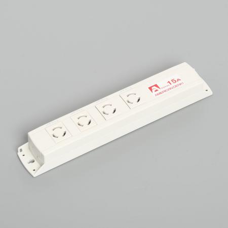 KU1010 アメリカン電機 引掛形 OAタップ4ケ口 コ-ドナシ 接地2P 15A 125V