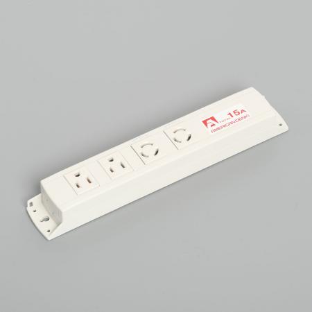 KU1020 アメリカン電機 コンビ OAタップ4ケ口 コ-ドナシ 接地2P 15A 125V