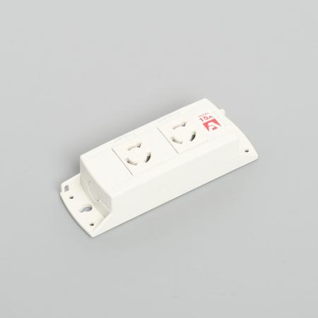 KU1110 アメリカン電機 マルチユースOAタップ 2ヶ口 コード無シ 接地形2P 15A 250V <引掛形 NEMA規格 L6-15>