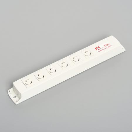 KU1200 アメリカン電機 OAタップ 6口 コード無 接地形2P 15A 125V <引掛形 NEMA規格 L5-15>