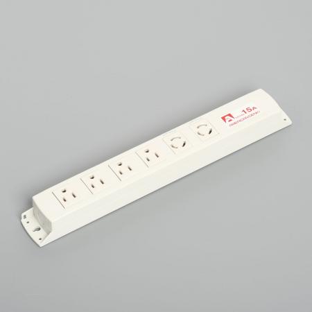 KU1220 アメリカン電機 コンビ OAタップ6ケ口 コ-ドナシ 接地2P 15A 125V