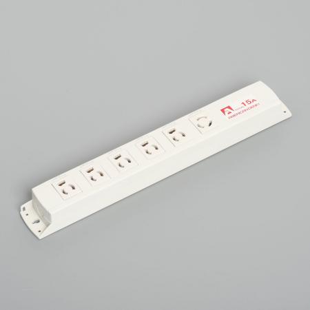 KU1280 アメリカン電機 コンビ OAタップ6ケ口 コ-ドナシ 接地2P 15A 125V