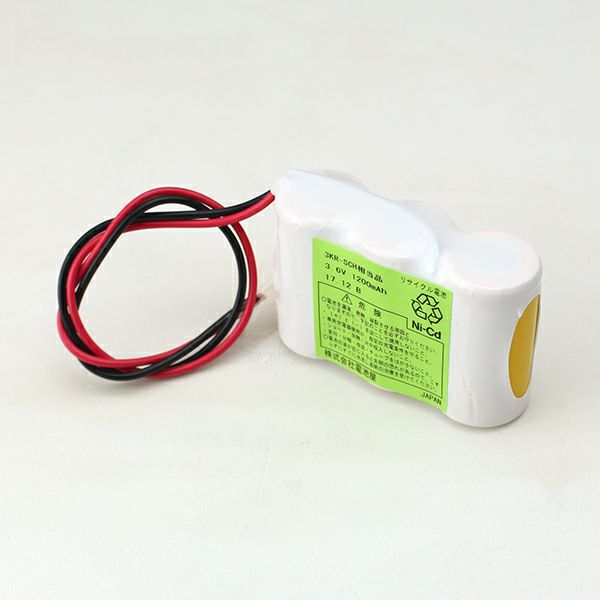 3KR-SCH相当品 SANYO製相当品 組電池製作バッテリー マシニングセンタ 東芝 BMC-5 等用 3.6V1200mAh リード線のみ