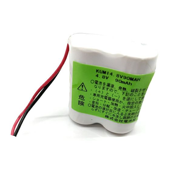 4.8V90mAh 1H2V型 組電池製作バッテリー リード線のみ D415-1H2V-13AA-CX