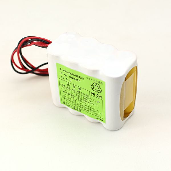 8.4V500mAh W型 組電池製作バッテリー リード線のみ D707W-AA-CX