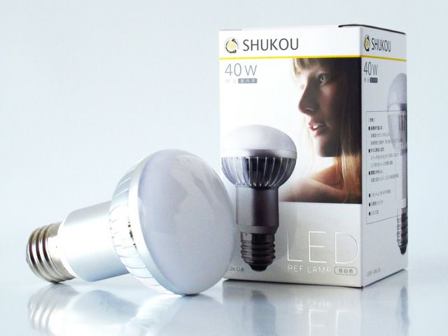 LERF-8N/26 SHUKOU製 RF110V38W相当LEDレフランプ(昼白色)