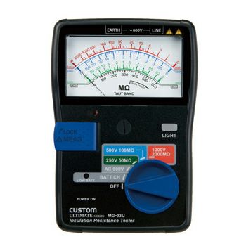 【価格確認中】MG-03U カスタム 250V/500V/1000V対応のアナログ絶縁抵抗計