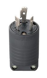 MH7172B(黒) 明工社 接地2P 20A 引掛プラグ 20A 250V 【全国一律送料450円】