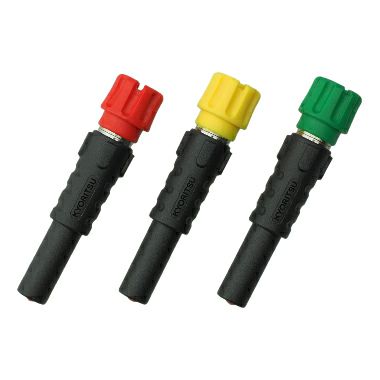MODEL 8259 共立電気計器  端子アダプタ[赤黄緑] 【送料全国一律275円】
