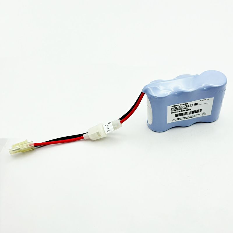 N3-CS 相当品(同等品) 岩崎電気製誘導灯器具用交換電池 3.6V2000mAh<年度シール付き> コネクター付きそのまま取付できます。