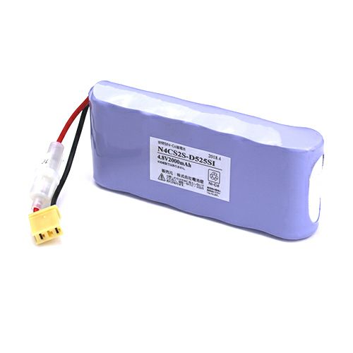 N4-CS2 相当品(同等品) 岩崎電気製非常灯器具用交換電池 3ピンコネクタ<年度シール付き> コネクター付きそのまま取付できます。