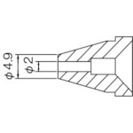 N60-04 白光 ノズル/1.6mm【発注単位:1】