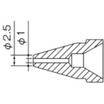 N61-08 白光 ノズル 1.0MM【発注単位:1】