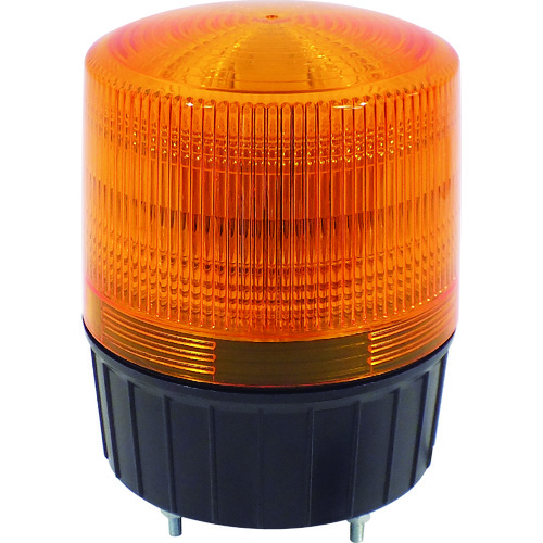 NLA-120Y-100 NICHIDO 大型LED回転灯 LEDフラッシャーランタン120 100V 黄【発注単位:1】