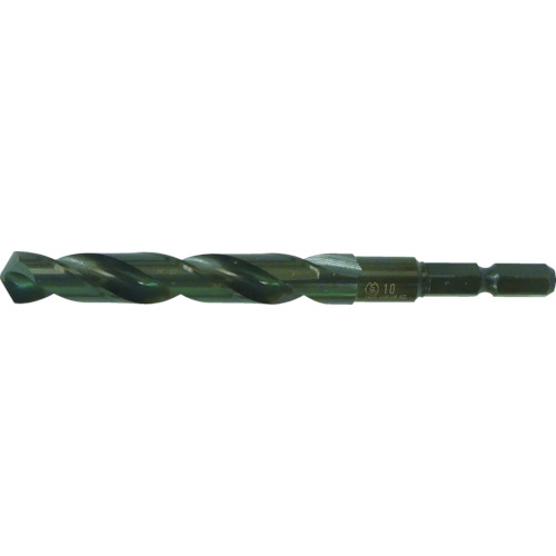 NO20E-100 大西工業 六角軸鉄工用ドリル 刃径10.0mm(020E-100)【発注単位:1】