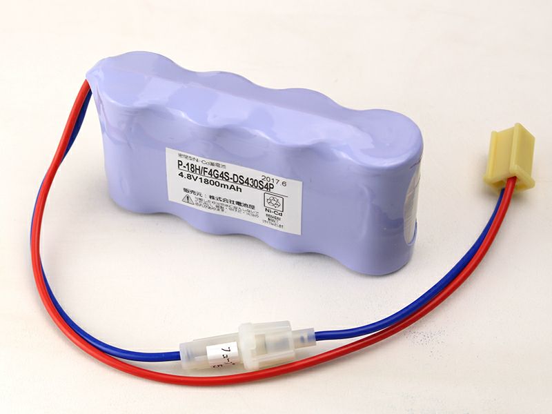 P-18H/F4G4相当品 (同等品) 4.8V1800mAh S型 コネクター付き <年度シール付き>