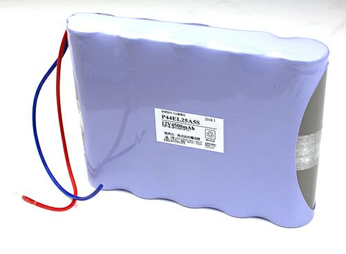 P-44E/L25A5相当品(同等品) 電池屋製新品 熱感知器チェッカー用バッテリーパック(DE-8201AA)内バッテリー コネクタなし リード線切りっぱなし (ケースは付きません)