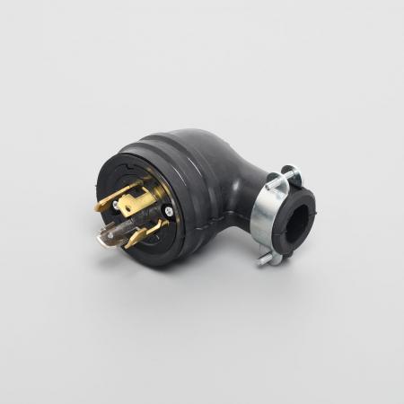 R262-L アメリカン電機 引掛形 プラグ(ゴムカバー・L型) 接地3P 30A 250V
