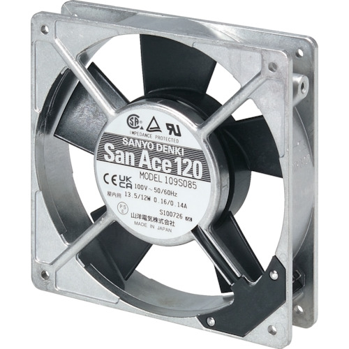 S-109S085 SanAce ACファン(120×25mm AC100V プラグコード付属)【発注単位:1】