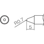 T12-B3 白光 こて先 0.7B型【発注単位:1】
