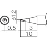 T12-D12 白光 こて先 1.2D型【発注単位:1】
