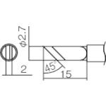 T12-K 白光 こて先 K型【発注単位:1】