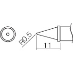 T12-WB2 白光 こて先 0.5WB型【発注単位:1】