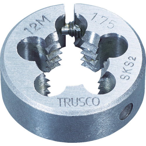 T25D-12X175 トラスコ中山 TRUSCO 丸ダイス 25径 M12×1.75 (SKS)【発注単位:1】