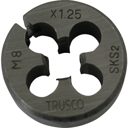 T25D-8X125 トラスコ中山 TRUSCO 丸ダイス 25径 M8×1.25 (SKS)【発注単位:1】