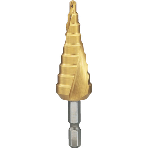 TSDSC20 トラスコ中山 TRUSCO 六角軸ステップドリル 2枚刃チタンコーティング 4~20mm【発注単位:1】