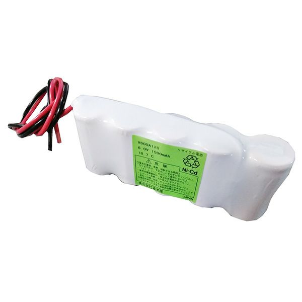 【価格確認中】V600-A12(オムロン)相当品V600-CB用バッテリー S型 6V1500mAh リード線切りっぱなし 組電池製作バッテリー