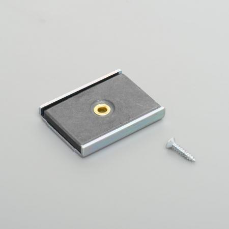 Z0206 アメリカン電機 強力大型マグネット 大 ネジ止メタイプ 4ヶ入